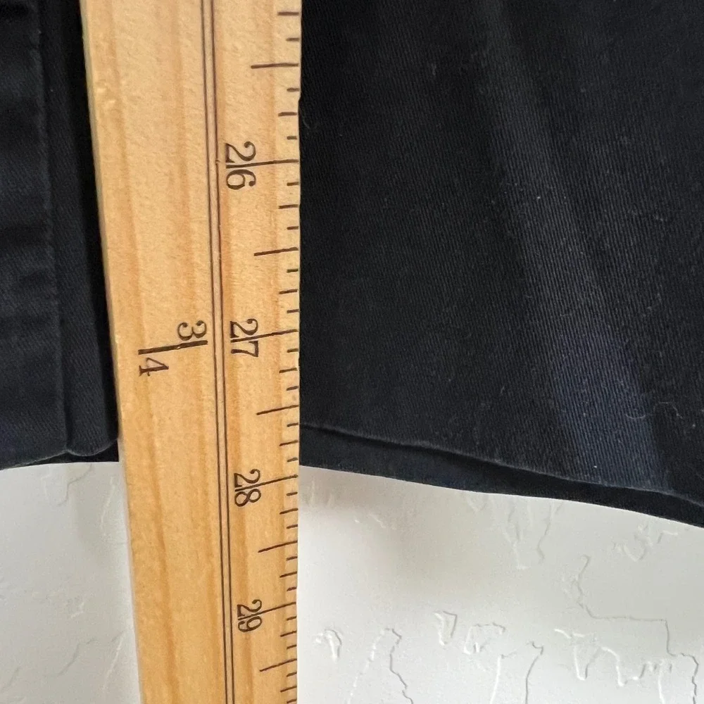 Everlane Womens Black Wide Leg Elastic Waist Cropped Pull On Pants Size L